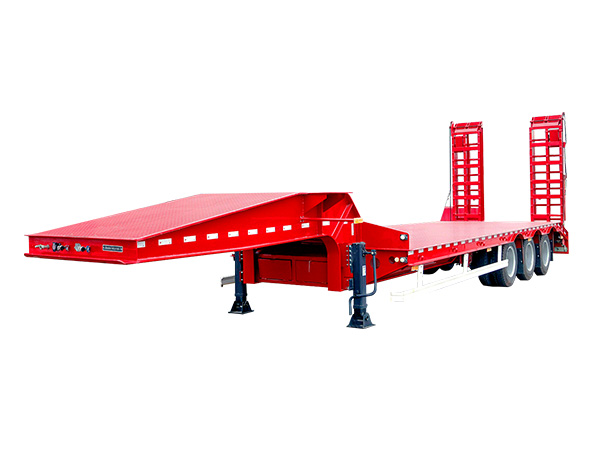 Hydraulic Lowbed Semi Trailers for Heavy Duty Mining Machinery for Sale