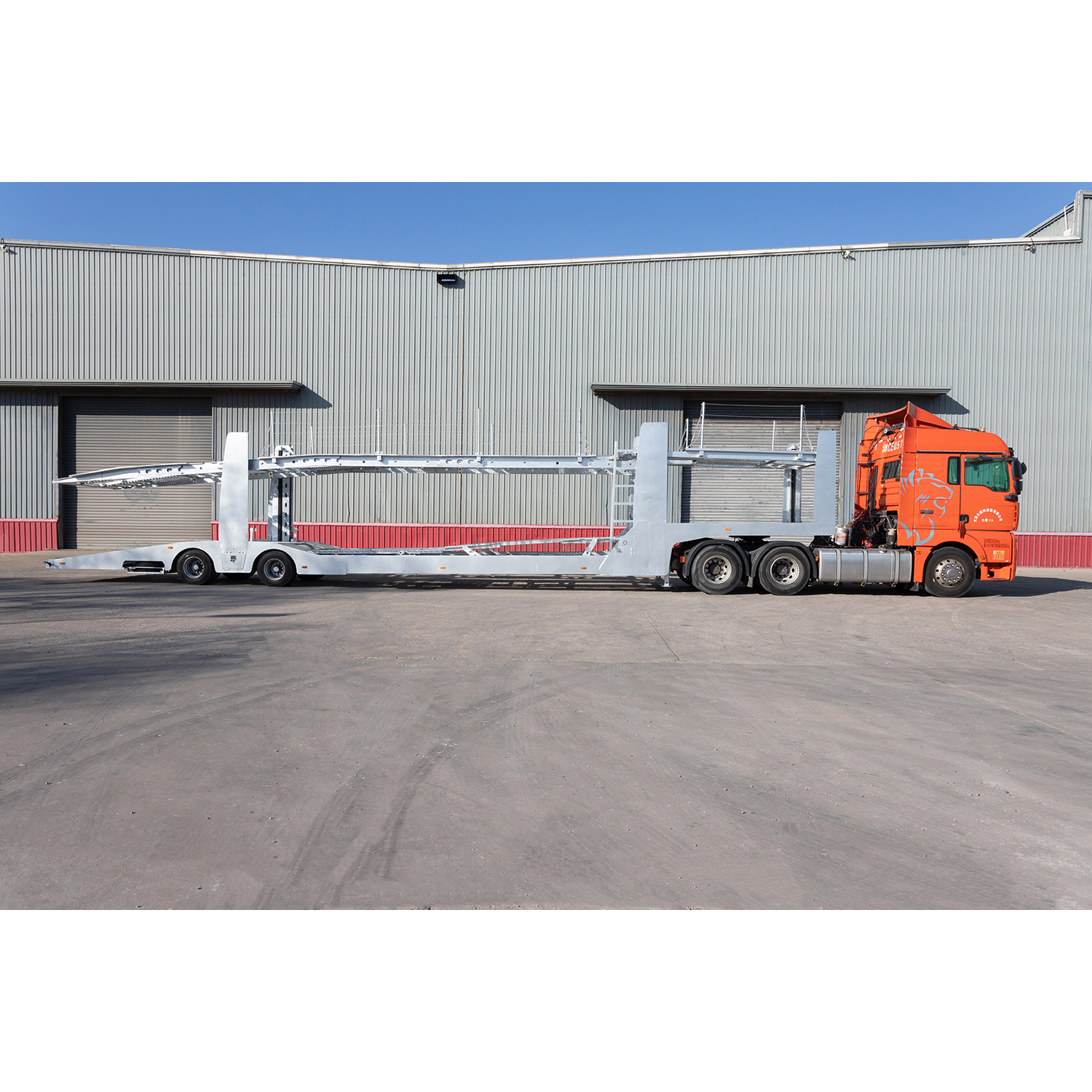 Car Carrier Semi Trailer for the Russian vehicle transport