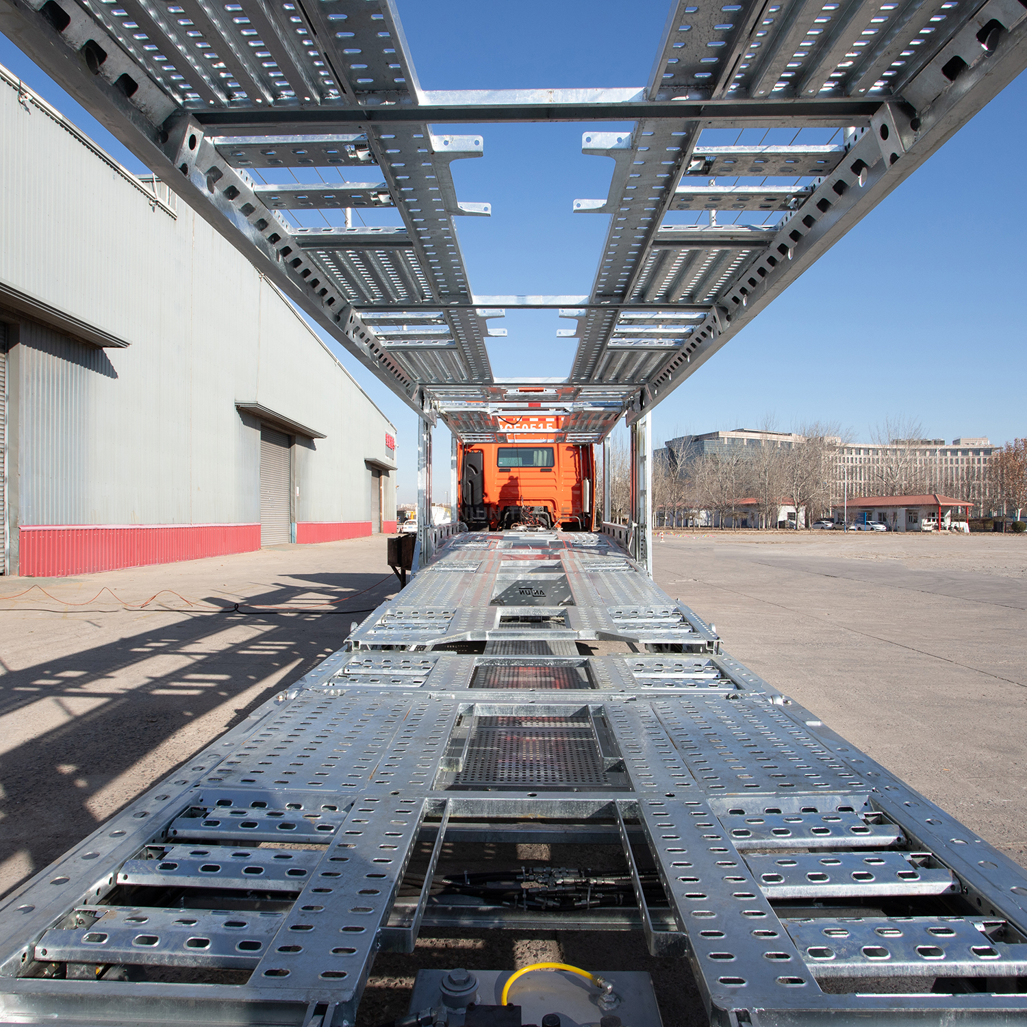 Car Carrier Semi Trailer for the Russian vehicle transport