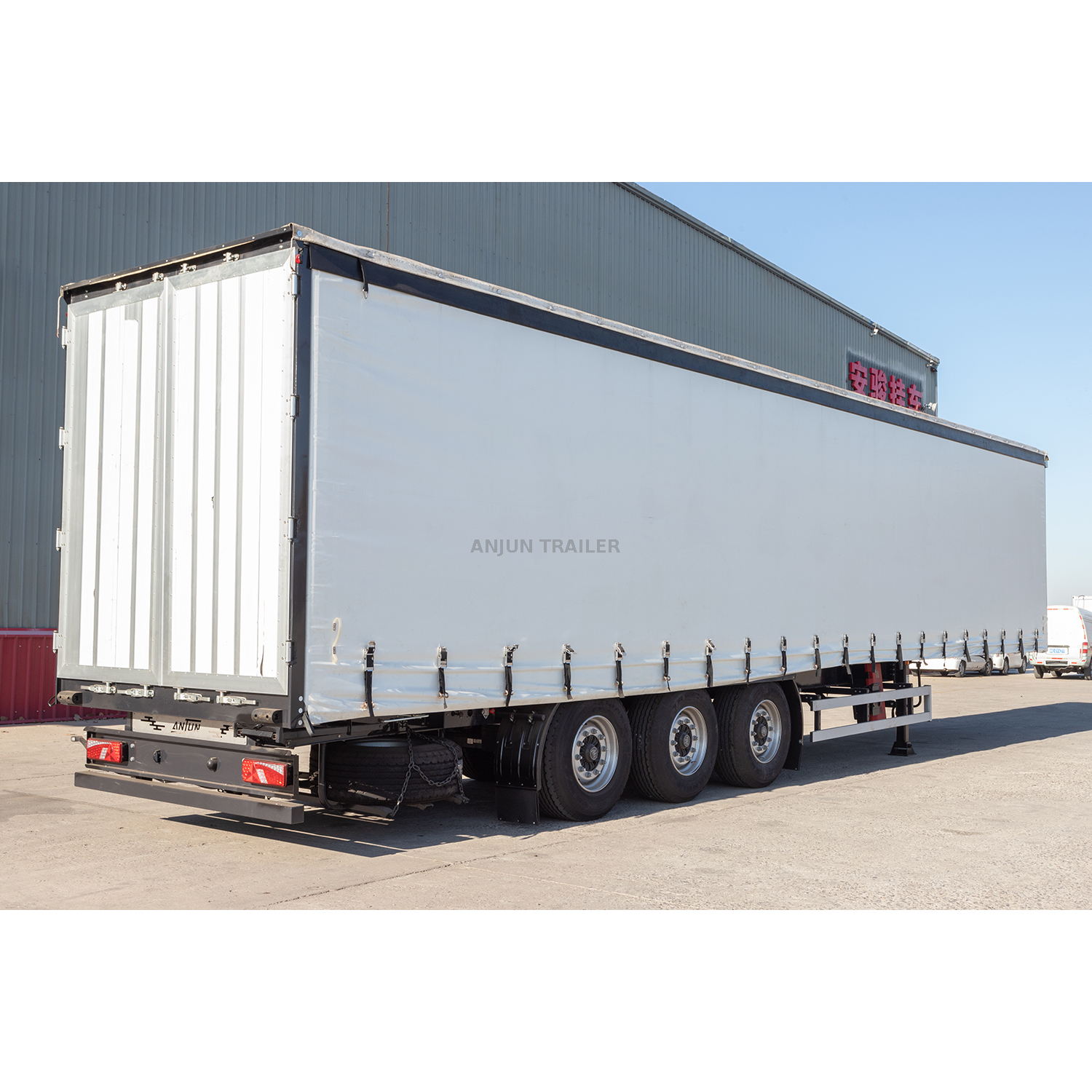 Side Curtain Grid Semi Trailer