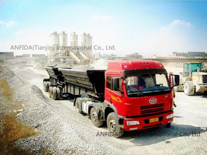 Custom Aluminium Dump Semi Trailer with Remote Control for Car Hauling