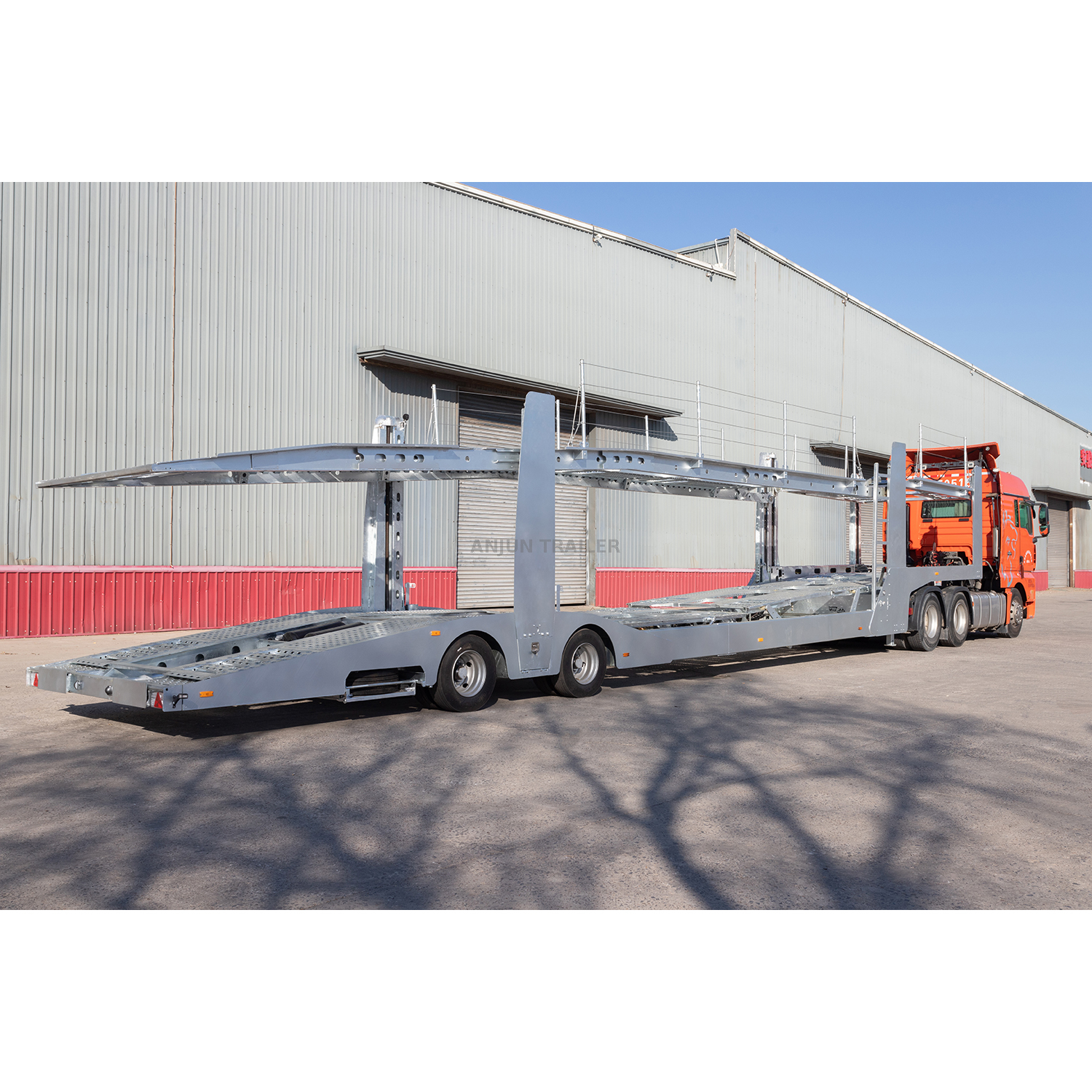 Car Carrier Semi Trailer for the Russian vehicle transport